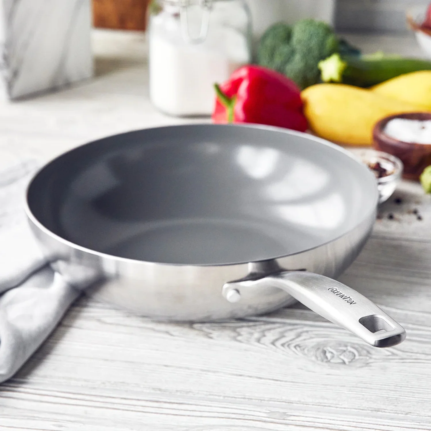 GreenPan Chatham Tri-Ply Stainless Steel Healthy Ceramic Nonstick 11