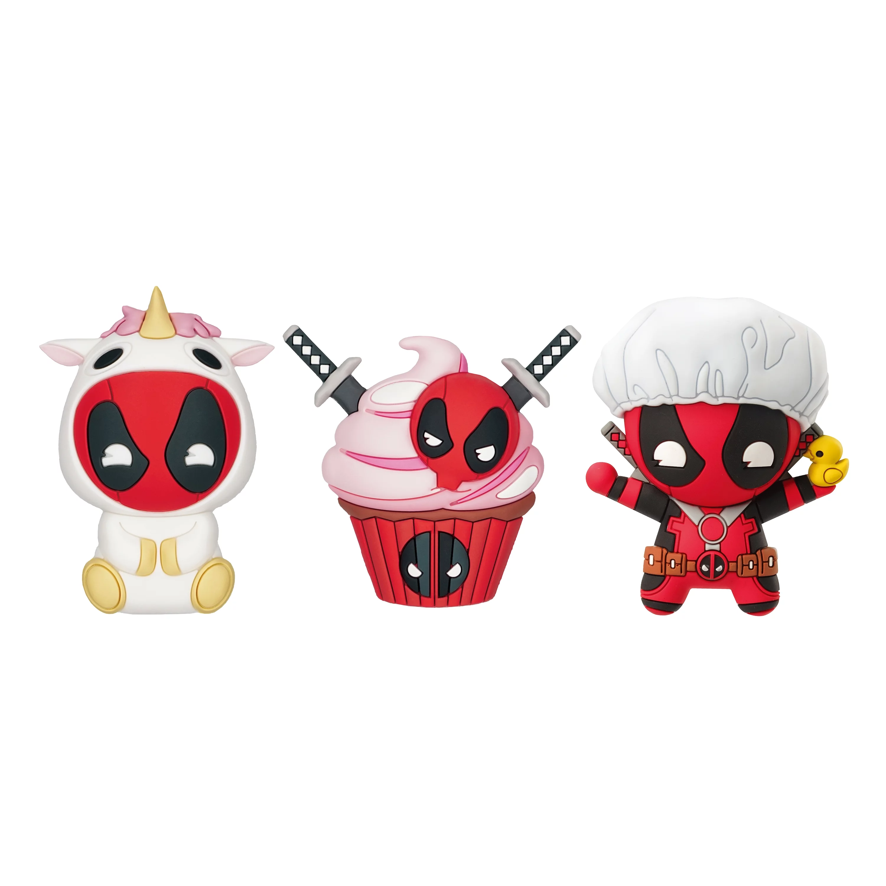 Deadpool Monogram 3D Bag Clips 3-Pack – Walmart Exclusive Collectible