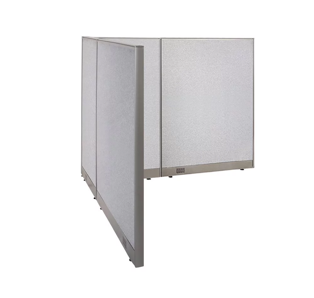 GOF L-Shaped Freestanding Office Partition 78D x 78W x 60H / Office, Room Divider