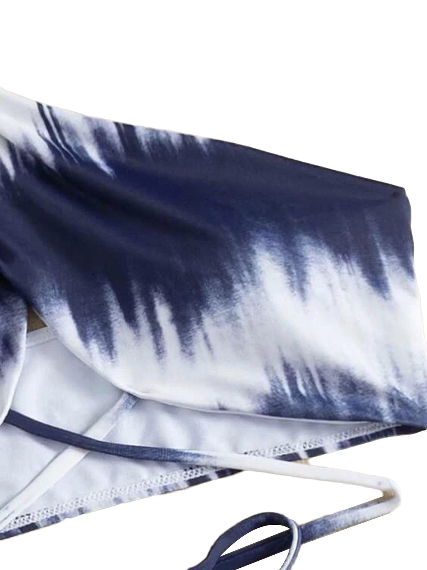 Arvbitana Women 3 Pcs Bikini Sets Criss Cross Halter Neck Bra Panties Cover Up Pants Sets Swimsuits S-L