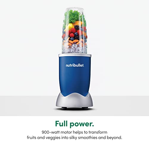 NutriBullet NB9-1301B Pro 13 Pcs Cobalt Blue, 900W Food Blender