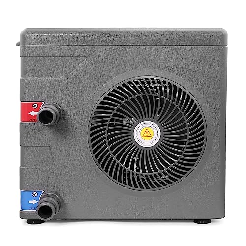 XtremepowerUS 14,800BTU/HR Pool Heater for 4,000 Gallons Above Ground Pools, Pool Heat Pump Pool Titanium Heat Exchanger, 115V
