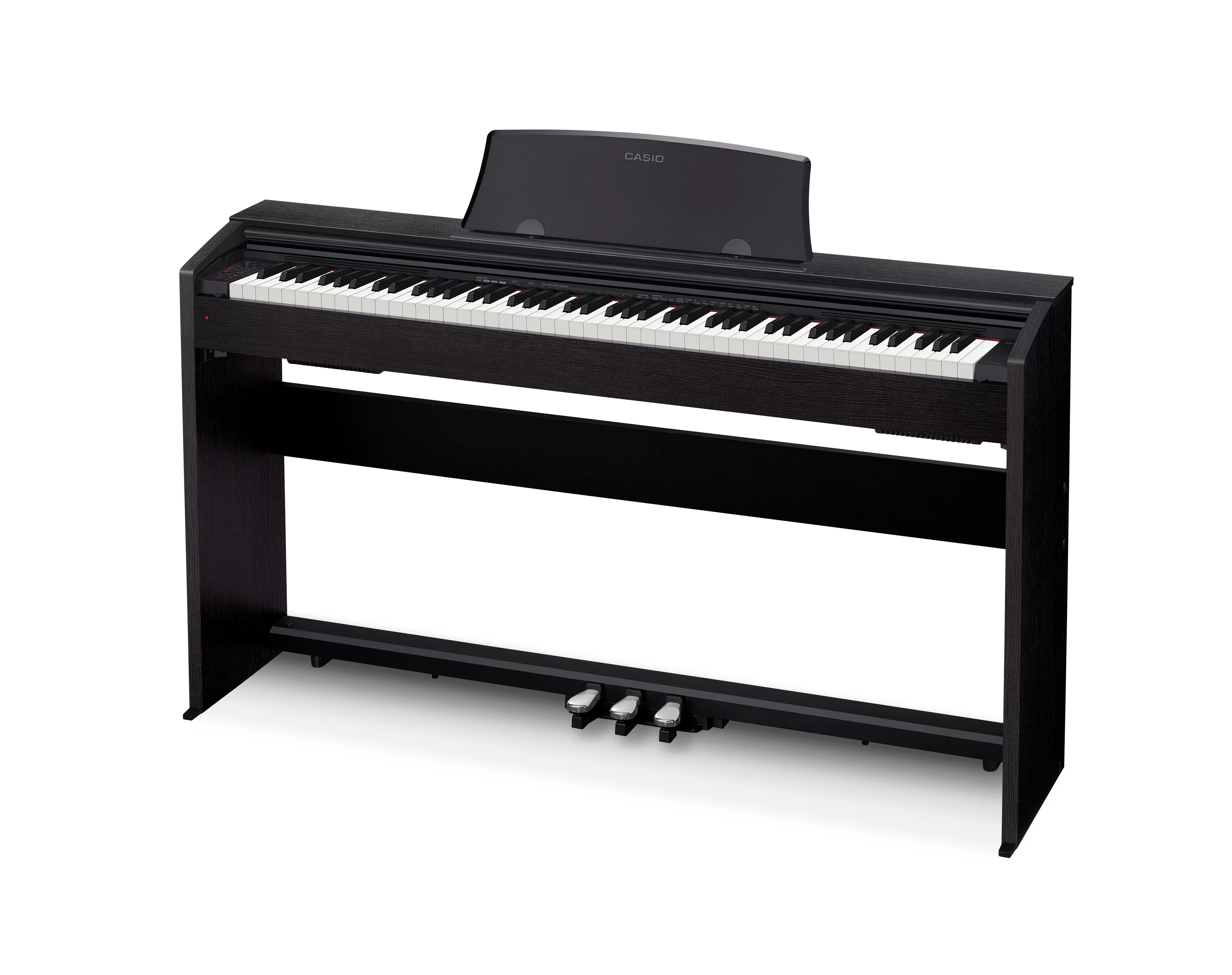 Casio PX770 Privia 88-Key Digital Home Piano with Scaled, Weighted Hammer-Action Keys, Black