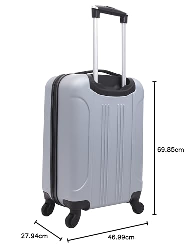 Travelers Club Cosmo Hardside Spinner Luggage, Navy Blue, Carry-On 20-Inch