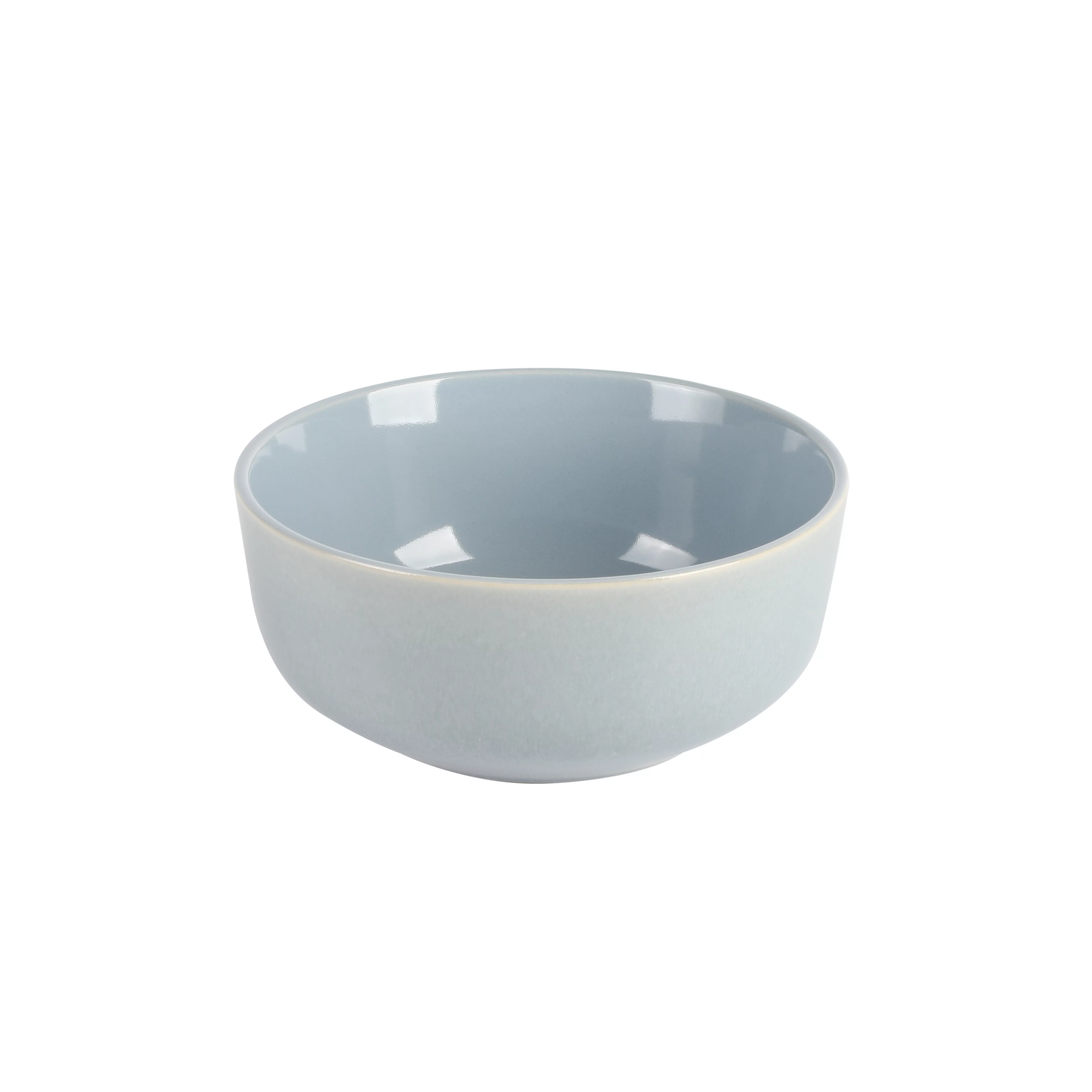 Gibson Elite Juno Moon 16 Piece Double Bowl Reactive Dinnerware Set - Blue