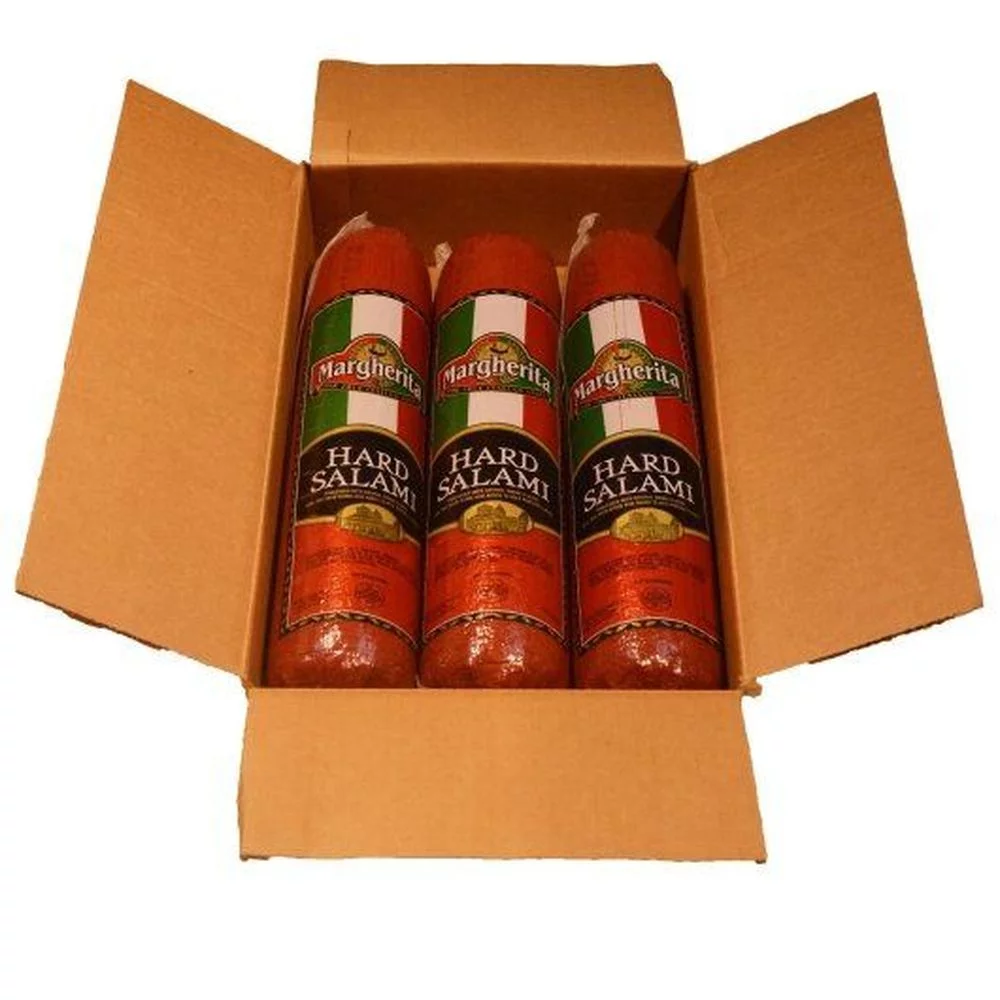 Margherita Hard Salami, 6.7 Pound -- 3 per Case.