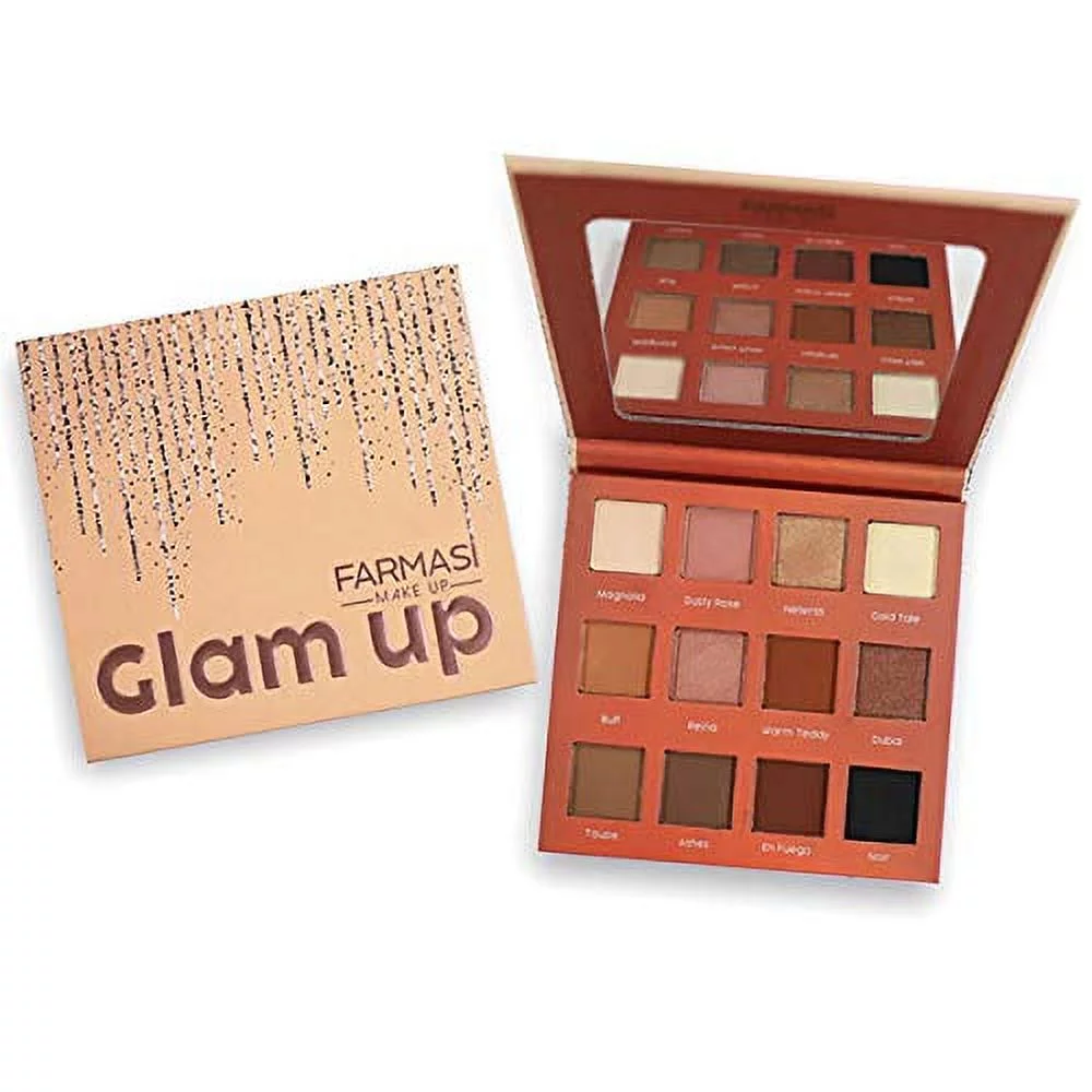 Farmasi Make Up Glam Up Eyeshadow Palette 12 Shades