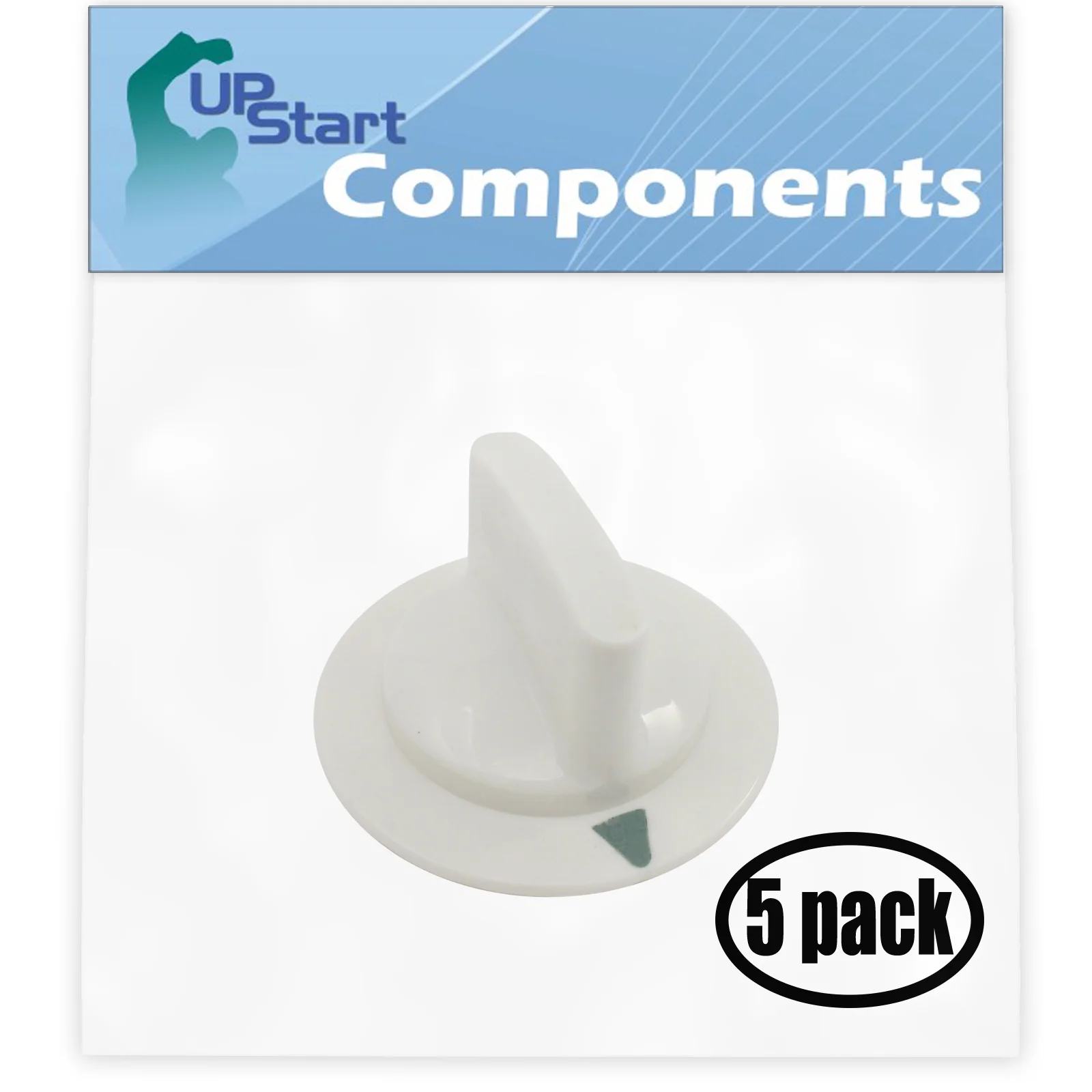 5 Pack Replacement Dryer Timer Knob WE1M652 for Hotpoint NVLR223EG0WW Residential Electric Dryer