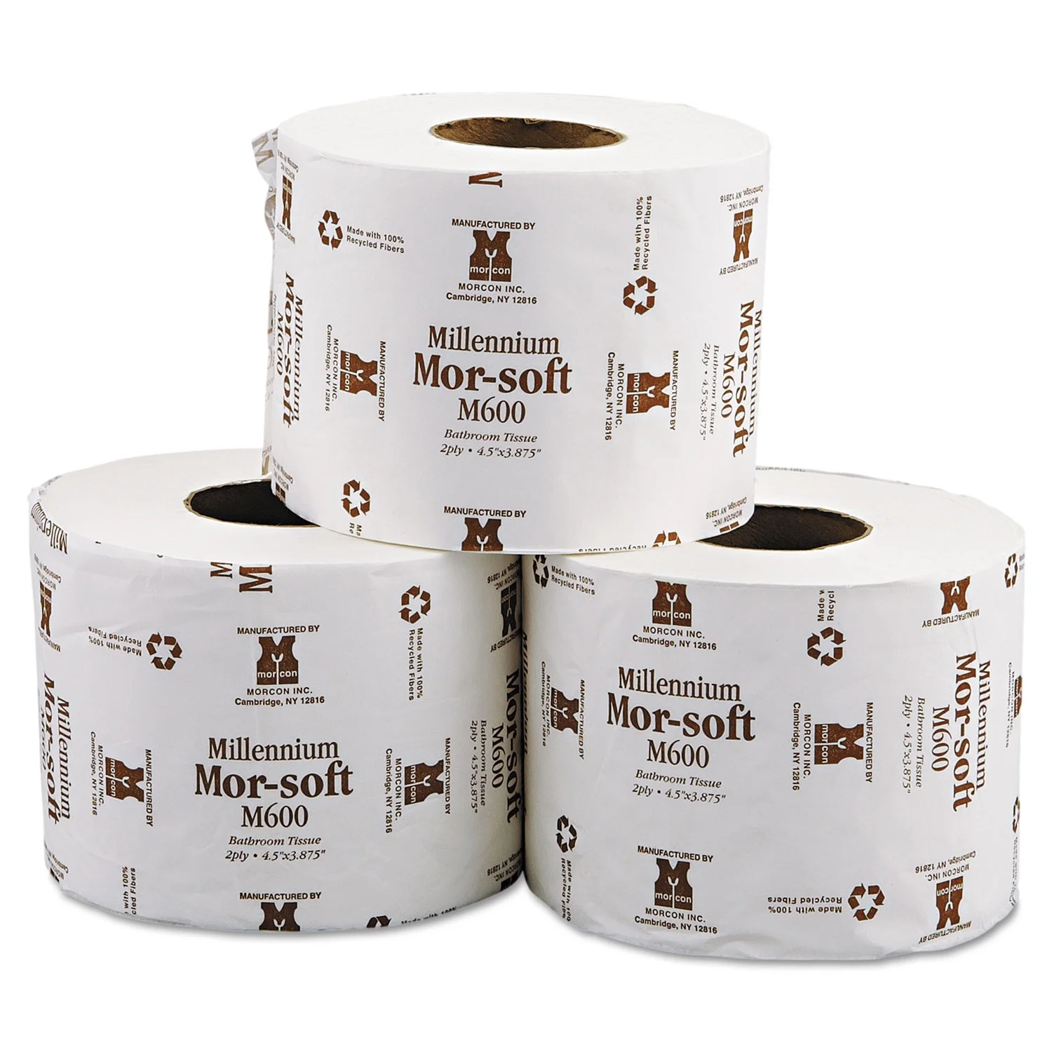 Morcon Tissue Morsoft Controlled Toilet Paper, Septic Safe, 2-Ply, White, 3.9