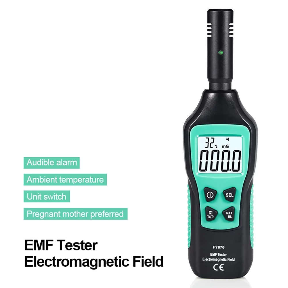 JahyShow EMF Detector - Electronic Radiation Detector with LCD Display