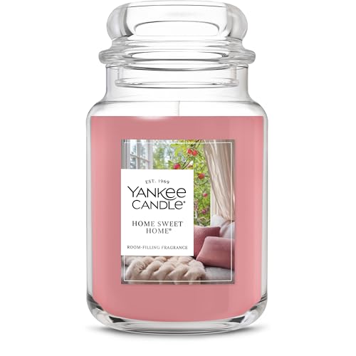 Yankee Candle Sugared Cinnamon Apple, Scented Candle, 22oz Large Jar with up to 150 Hour Burn Time, Giftable