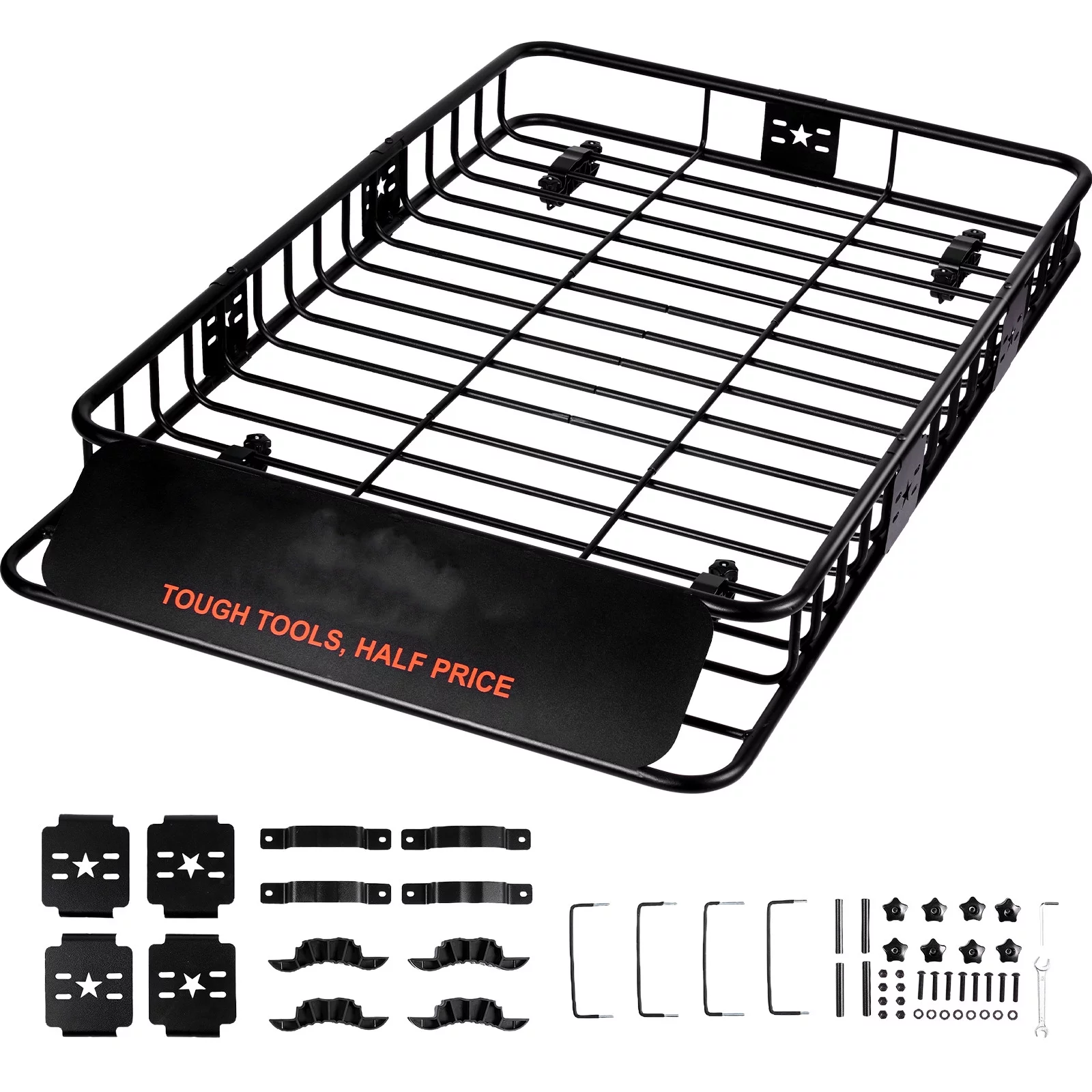 BENTISM Roof Rack Cargo Basket 200 lbs 64