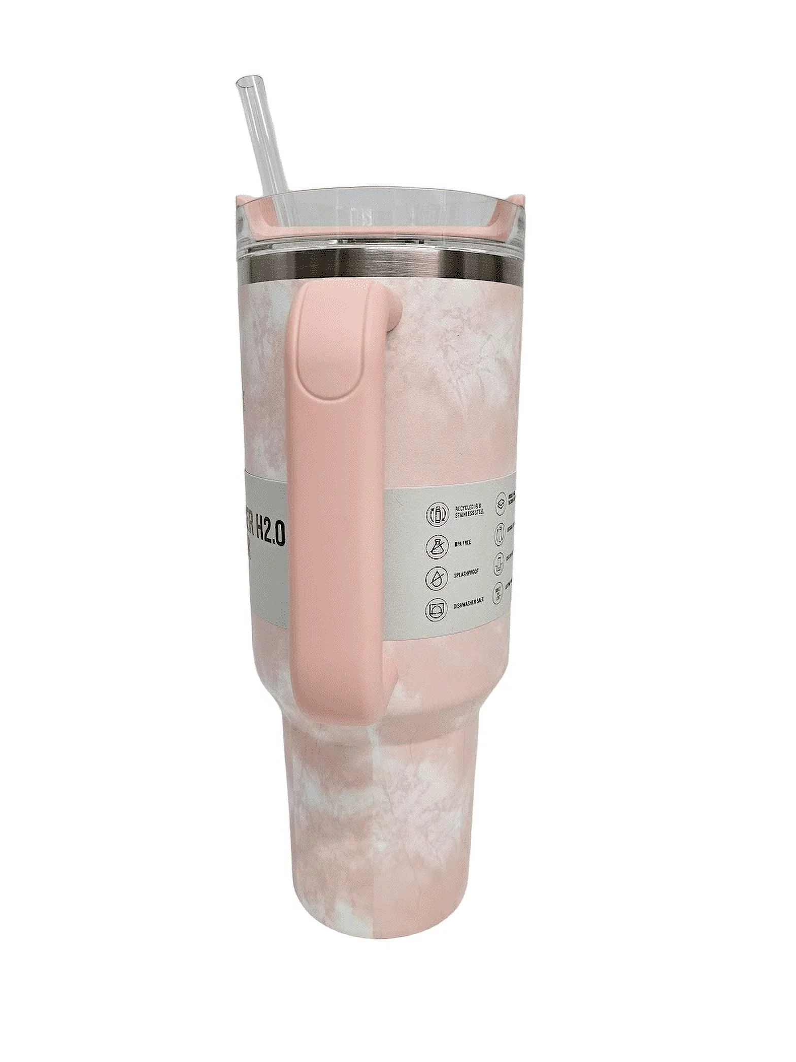 Stanley The Quencher H2.0 FlowState Tumbler Limited Edition Color | 40 OZ - Peach Tye-Dye