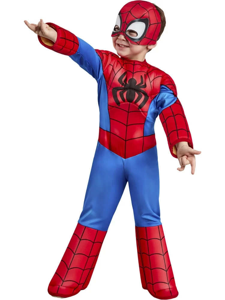 Rubie's Spider-Man His Amazing Friends Deluxe Boy's Halloween Fancy-Dress Costume for Toddler, 3T