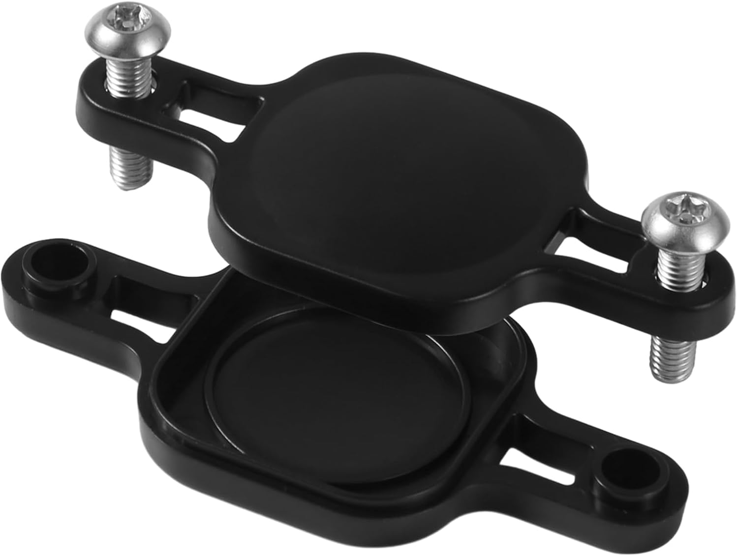 Bike Hidden Mount for Airtag, Bike GPS Tracker for Airtag Bike Holder Hidden Black Sturdy for Airtag Compatible with Apple Airtag for Most Bikes Electric Bike Scooter (Square)