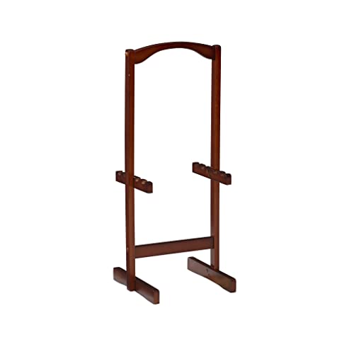 Linon Nikki Brown Faux Marble Tray Table Set