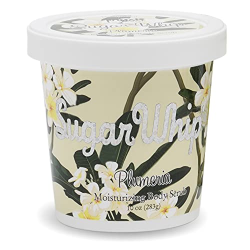 Primal Elements Sugar Scrub, Exfoliating Sugar Whip, Face and Body Cleanser, Moisturizer, Gingerbread, 10 oz Package
