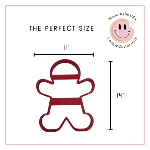 XXL Gingerbread Man Gingerbread Giant 14 inch Cookie Cutter Full Baking Sheet Size