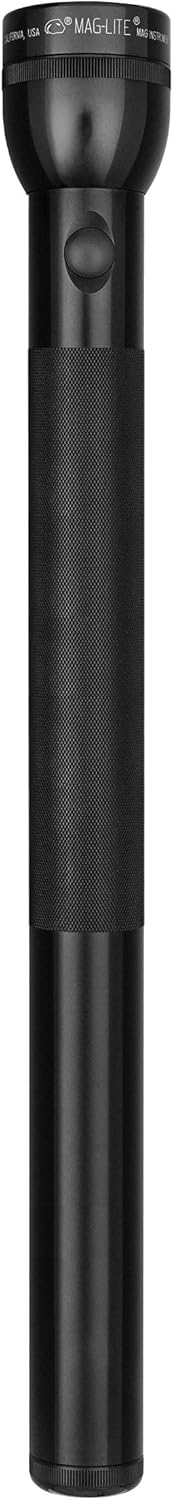 Maglite Heavy-Duty Incandescent 6-Cell D Flashlight in Display Box, Black