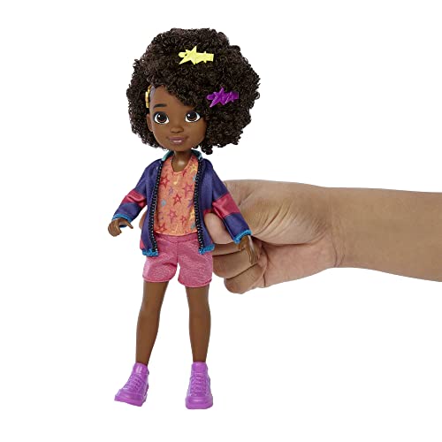 Mattel Karma's World Fashion Pack with Karma Grant Doll, Clothes & Accessories, From School to Stage Set with 14 Pieces, Dark Brown Hair