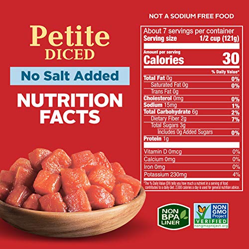 Hunt's Petite Diced Tomatoes, 14.5 oz, 12 Pack