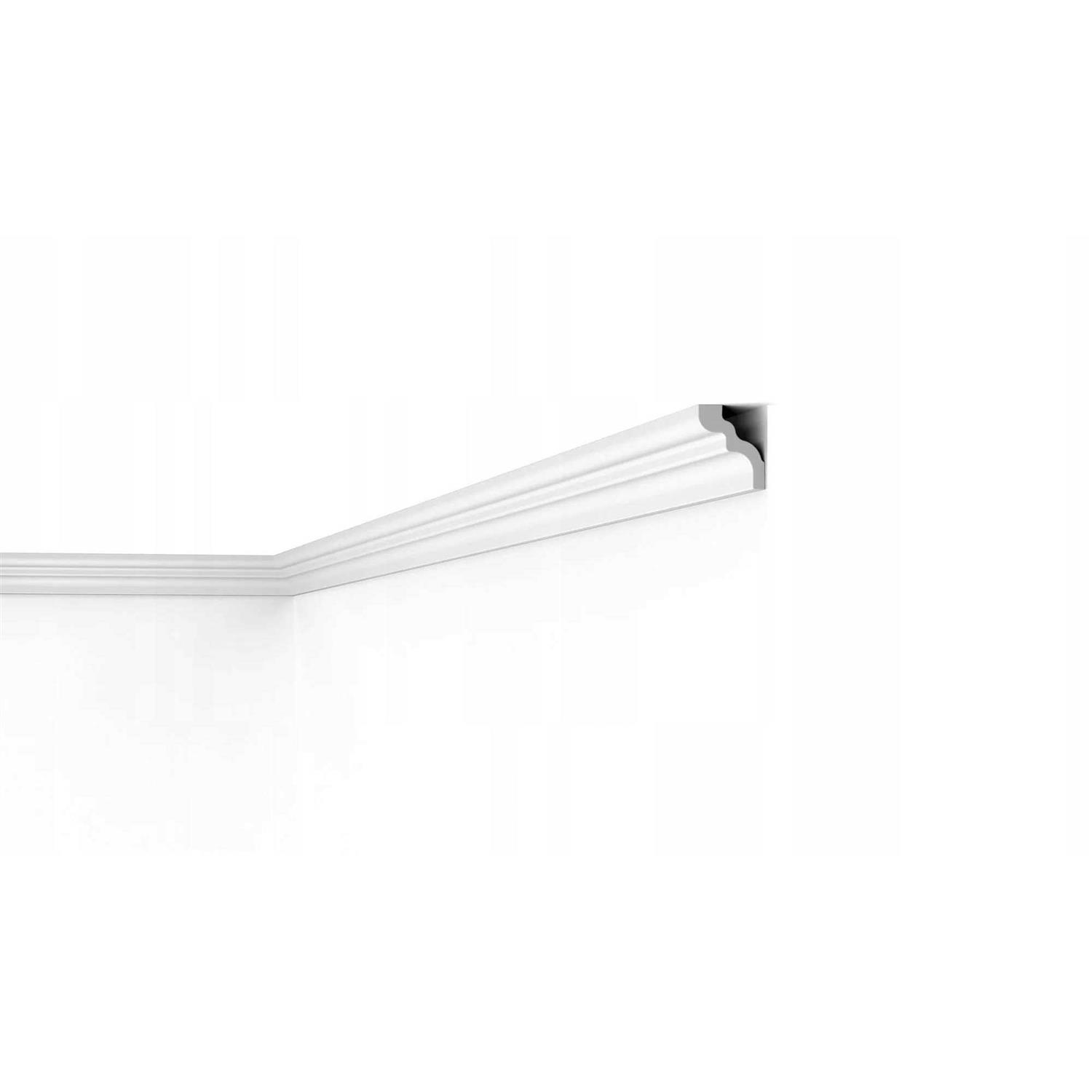 Nomastyl 1 in. x 2-1/2 in. x 78-3/4 in. Polystyrene Crown Moulding