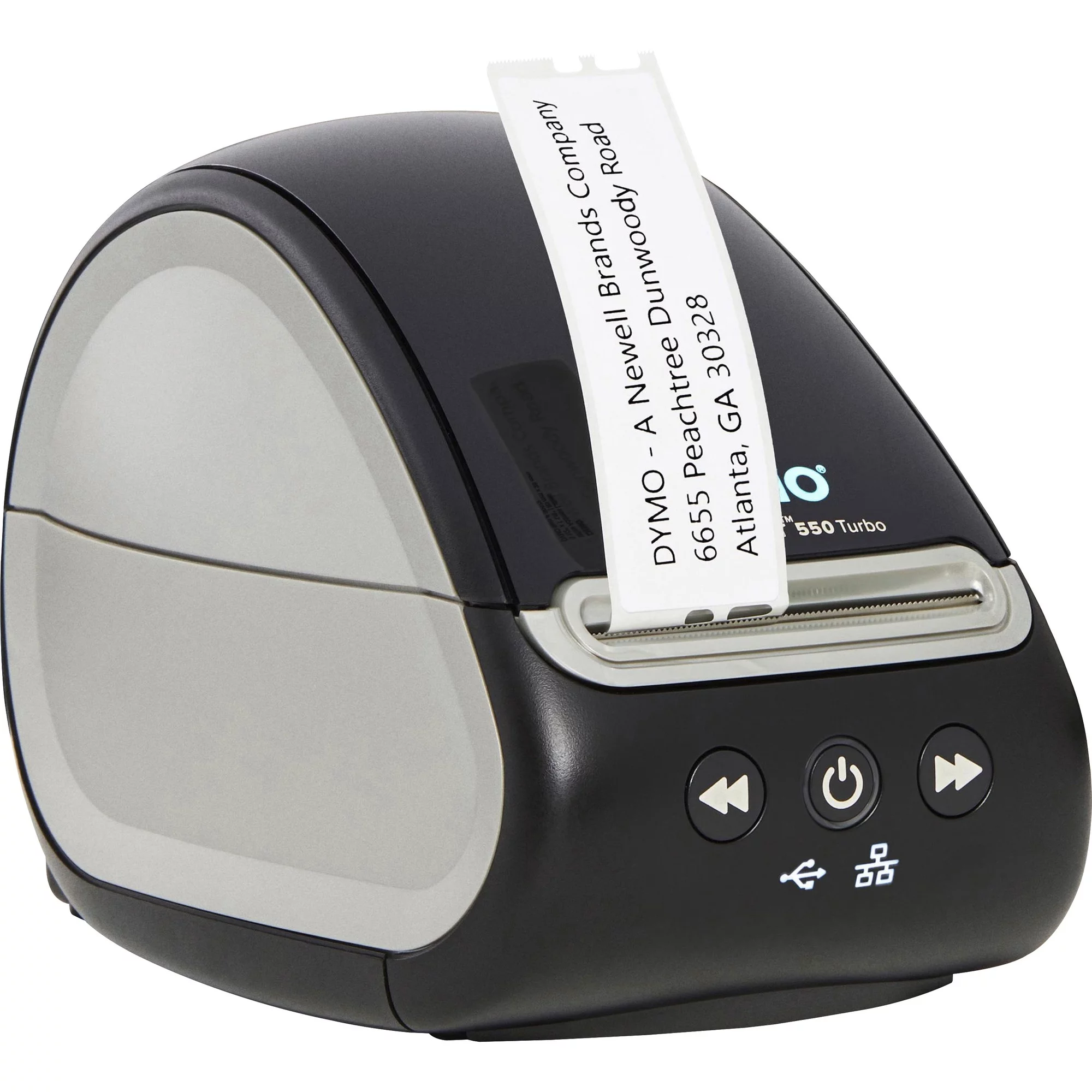 Dymo Labelwriter 550 Direct Thermal Printer - Monochrome - Label Print - Ethernet - Usb - Yes - Black - 2.20