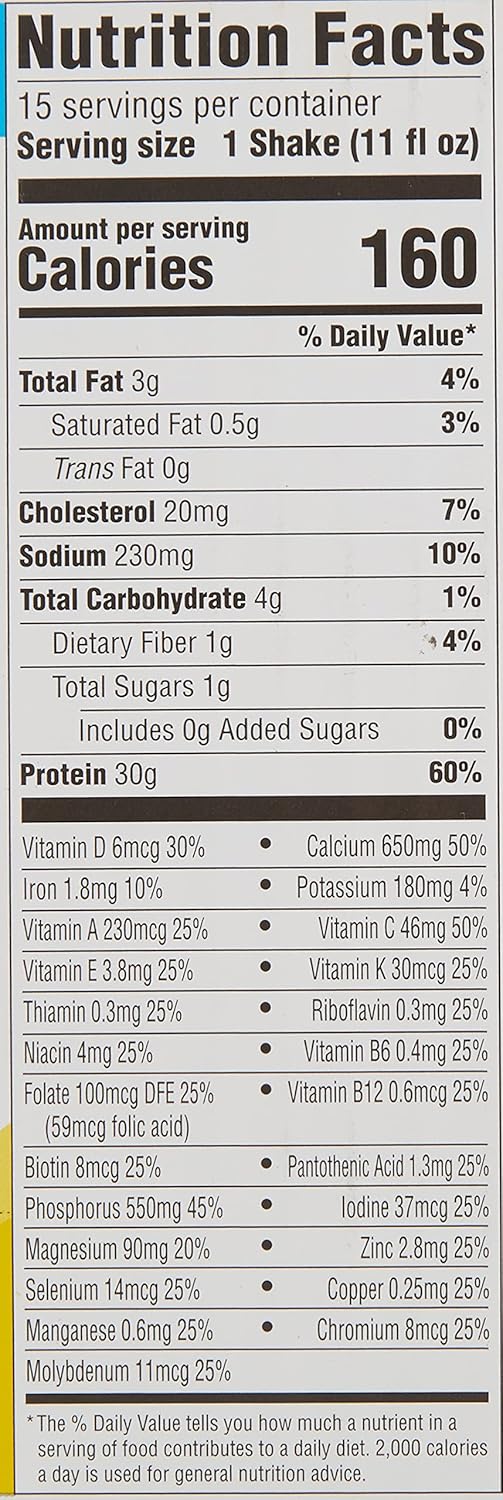 Premier Protein Premier Bananas & Cream High Protein Shake (15 X 11 Fl Ounce )Total Net Wt (165 Fl Ounce ),, ()