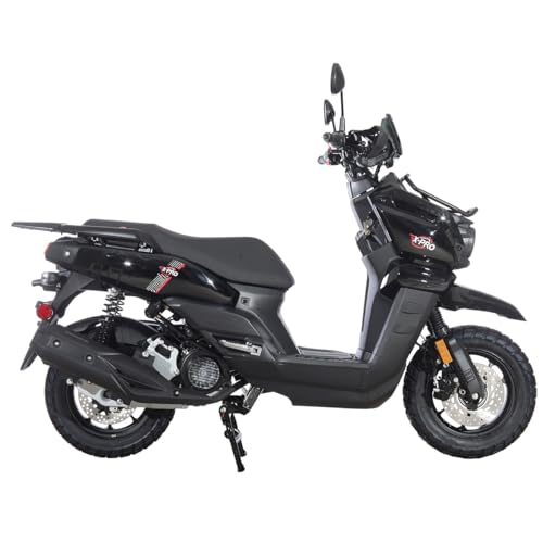 X-PRO Gas Adult Moped Tank 200 Gas Moped Street Bike,12