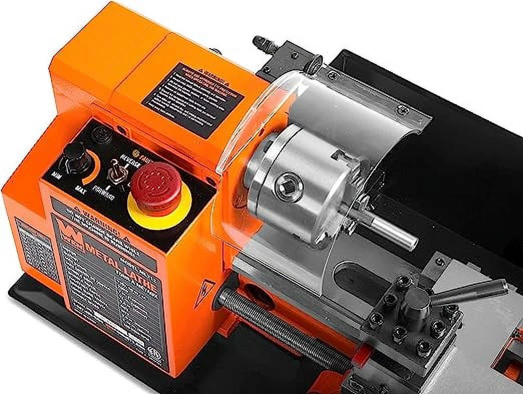 WEN 7-by 12-Inch Benchtop Metal Lathe, Variable Speed, Two Direction