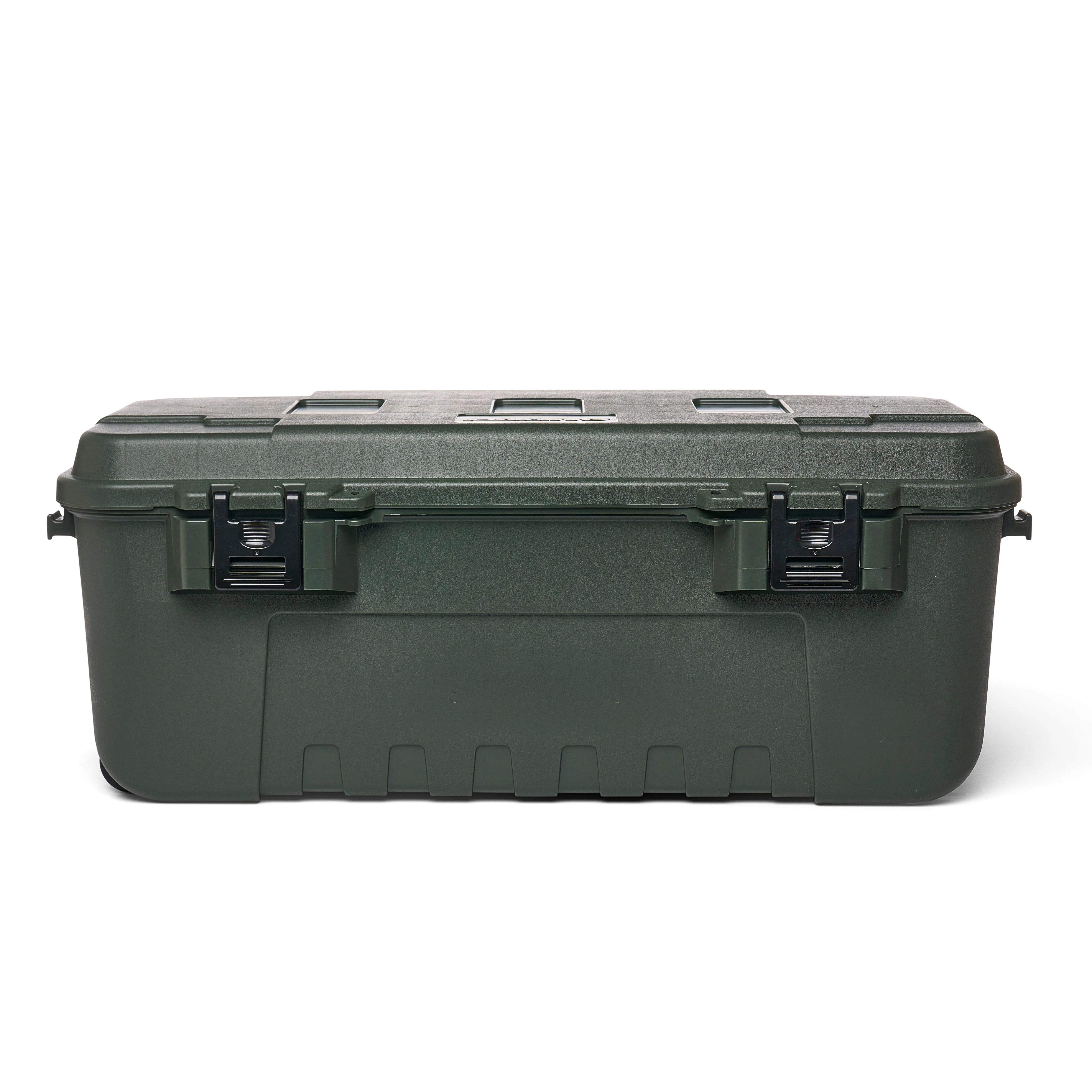 Plano Sportsman's Trunk, OD Green, 27-Gallon Lockable Storage Box