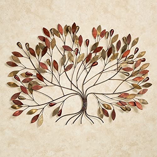 Touch of Class Gentle Breeze Tree Metal Wall Art - Multi Metallic - Large Branches Decor - Tree of Life Sculpture for Bedroom, Living Room, Kitchen