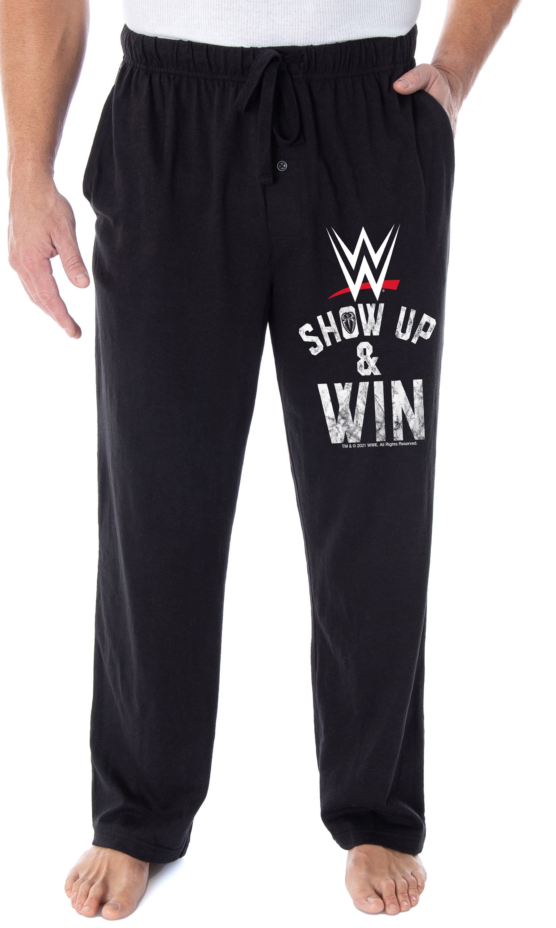 WWE Adult Roman Reigns Show Up and Win Character Loungewear Sleep Pajama Pants Large