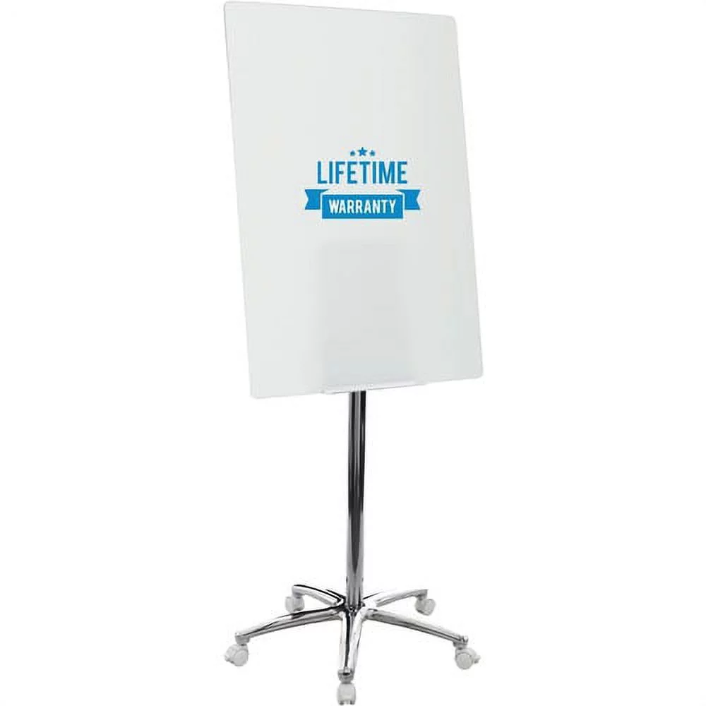 MasterVision Mobile Easel Whiteboard 26