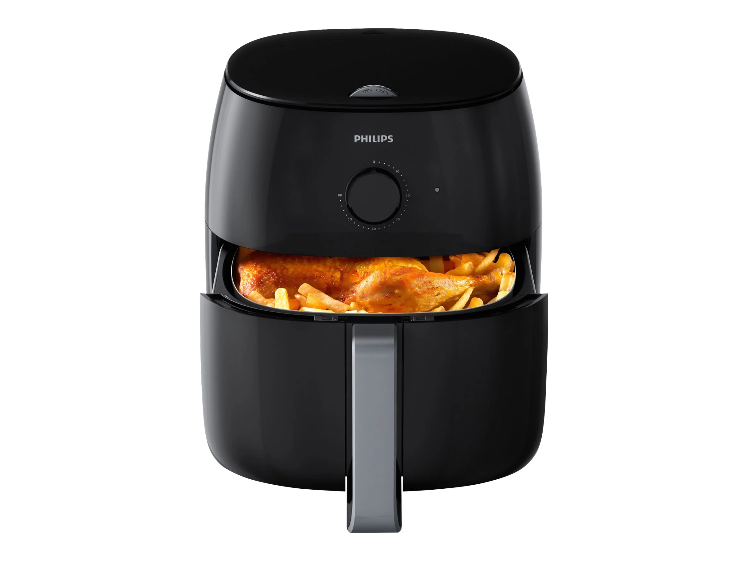 Philips Viva Collection HD9630 Twin TurboStar XXL - Hot air fryer - 1.7 kW - black