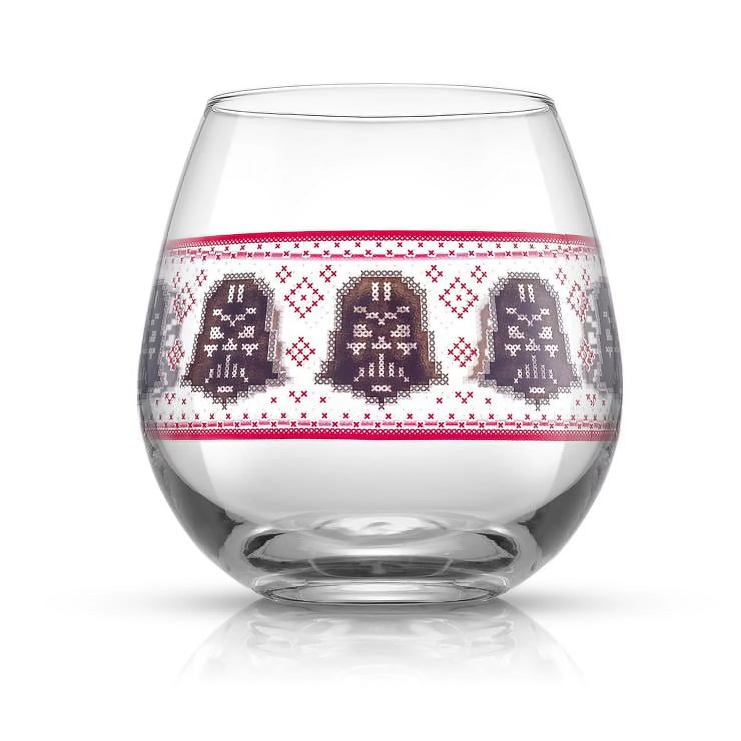 NEW Star Wars Ugly Sweater Collection Stemless Drinking Glass - 15 oz - Set of 4 Holiday Gift Drinking Stemless Drinking Glasses