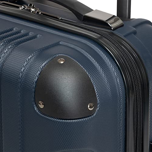 Kenneth Cole REACTION Out of Bounds Lightweight Hardshell 4-Wheel Spinner Luggage, Cobalt Blue, 20-Inch Carry On