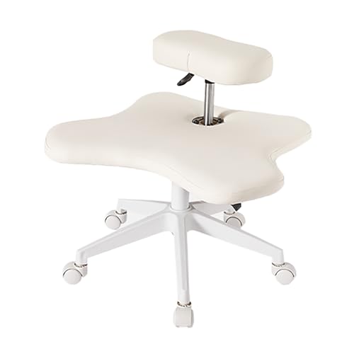 Meditation Chair, Office Kneeling Chair, Cross Legged Chair for Computer Workers and Meditation Fanatics, Ergonomic Chair (Color : Brown, Size : Handle Adjustment) (Bianco Screw Adjustment)