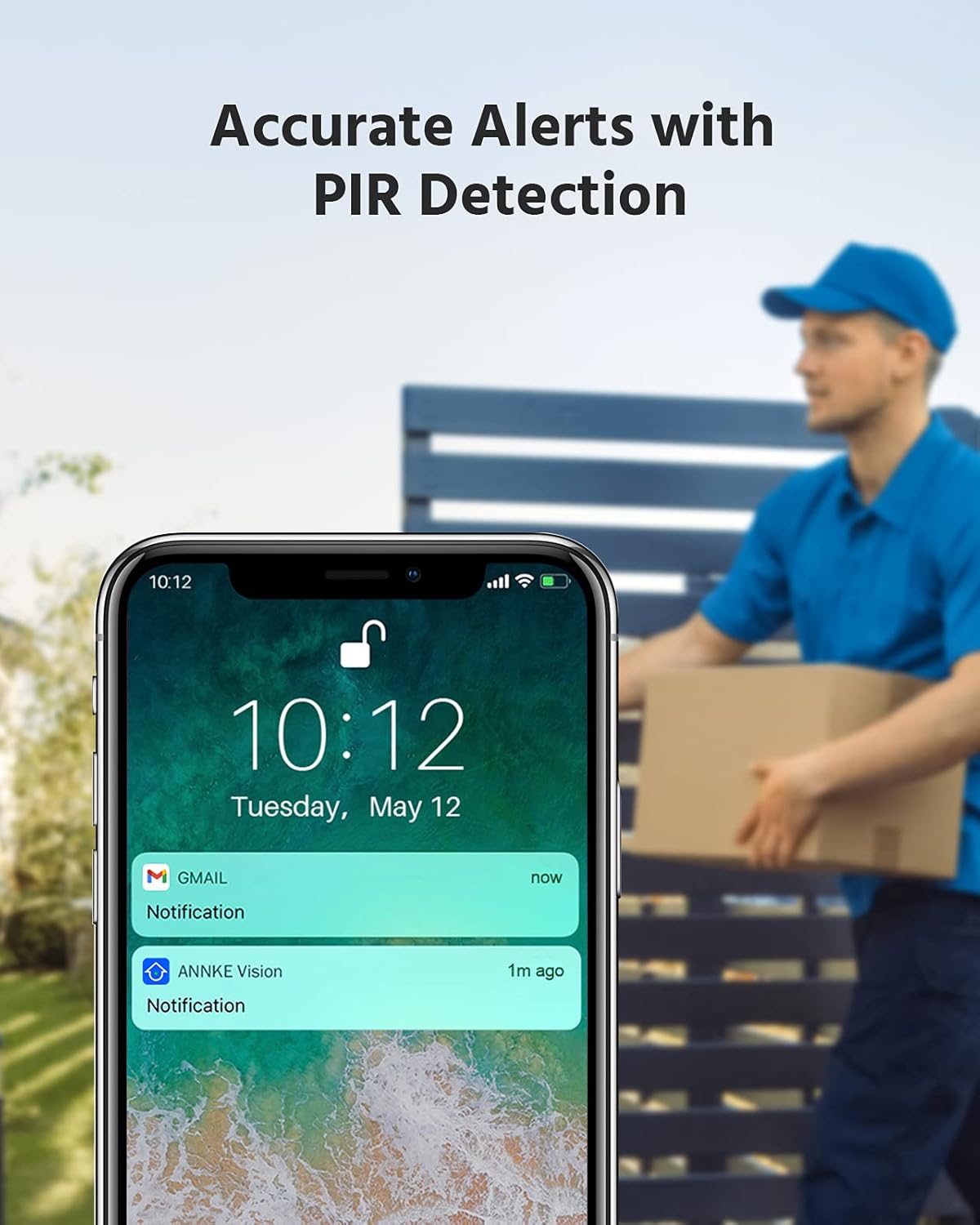 ANNKE CCTV Camera System 8 Channel 5MP 5-in-1 H.265+ DVR and 8 x 1080P HD Weatherproof Dome Cameras, PIR Detection, White Light Alarm, Email Alert with Snapshots, 1 TB Hard Drive – E200