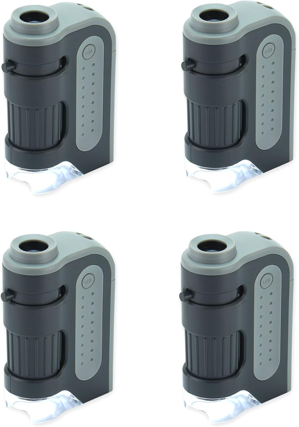 Carson MicroBrite Plus 60x-120x Power LED Lighted Pocket Microscope