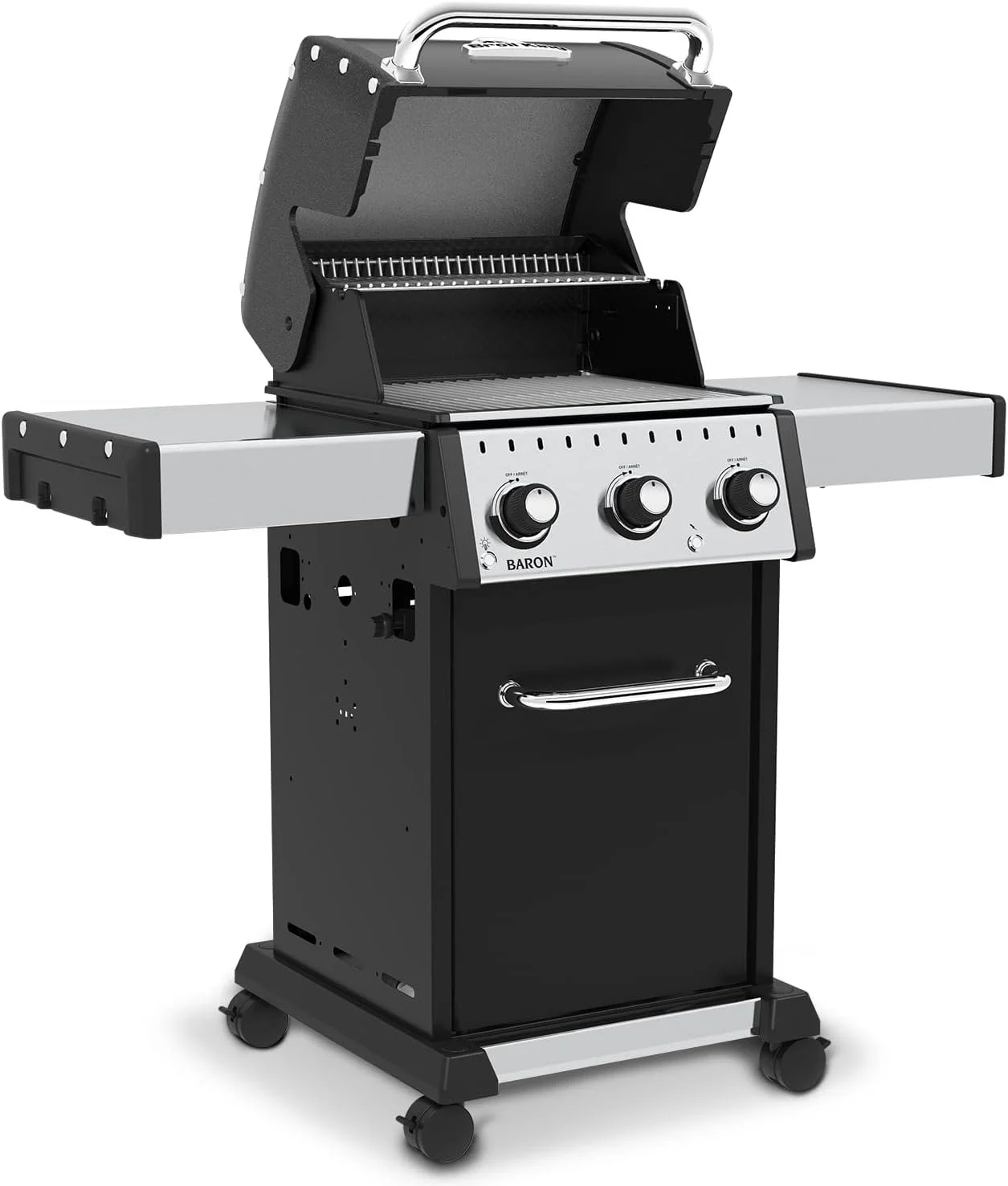 Broil King, Baron 320 Pro, 874214, Liquid Propane LP, Silver, Black