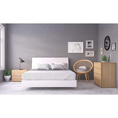 Nexera 225930 Storage Headboard, Queen|Ebony