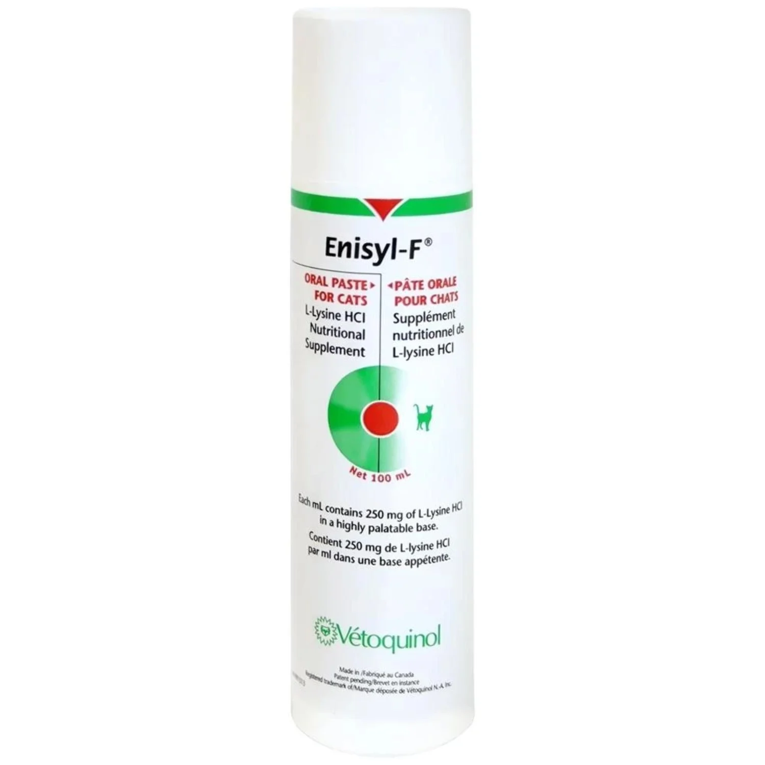 Vetoquinol Enisyl-F Lysine Oral Paste for Cats 100mL