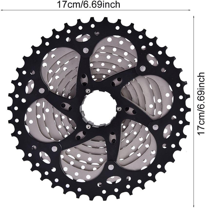 Bike Freewheel Set, Bike Cassette 10 Speed Replacement Accessory Bike Sprocket Speed Freewheel Flywheel Sprocket