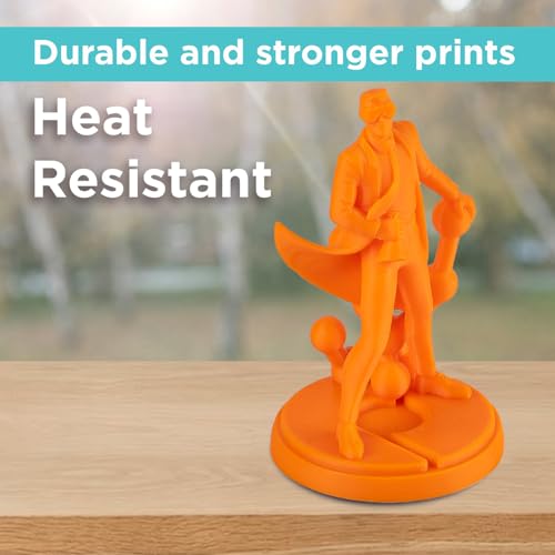 Polymaker ABS Filament 1.75mm Black, ABS 3D Printer Filament 1.75mm Heat Resistant 1kg - PolyLite ABS 3D Printing Filament 1.75mm, Strong & Durable, Dimensional Accuracy +/- 0.03mm