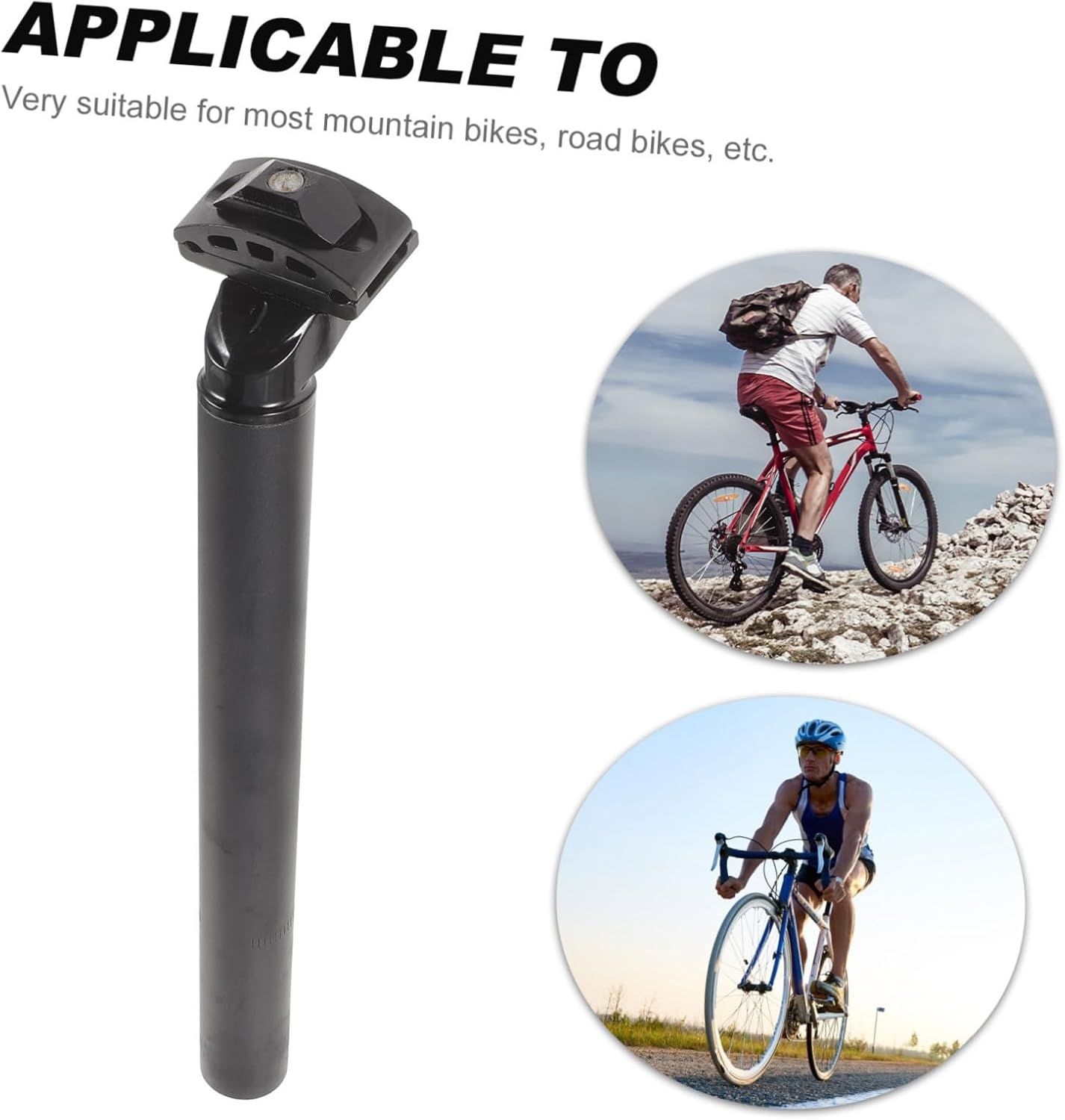 Bikes Bike Mountain Bike Accessories Adjustable Bike seat-Post Bike seat Post seat Tube Aluminum Alloy seat Post Column Aluminium Alloy seat Post Gear Metal Bike Post