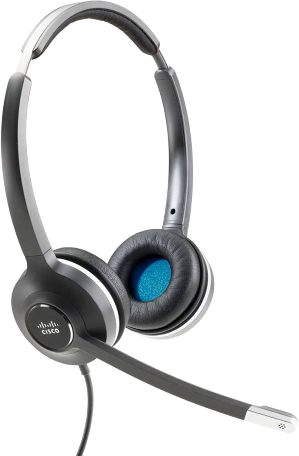 Cisco Headset 532, Wired Dual On-Ear Quick Disconnect Headset with RJ-9 Cable, Charcoal, 2-Year Limited Liability Warranty (CP-HS-W-532-RJ=)