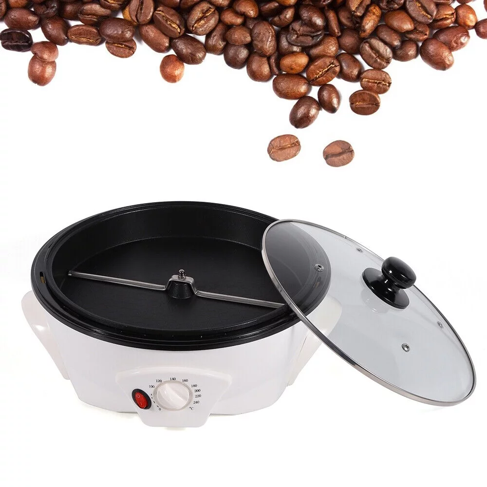 Electric Coffee Bean Roasting Machine Round Coffee Roaster Baking Baker Home