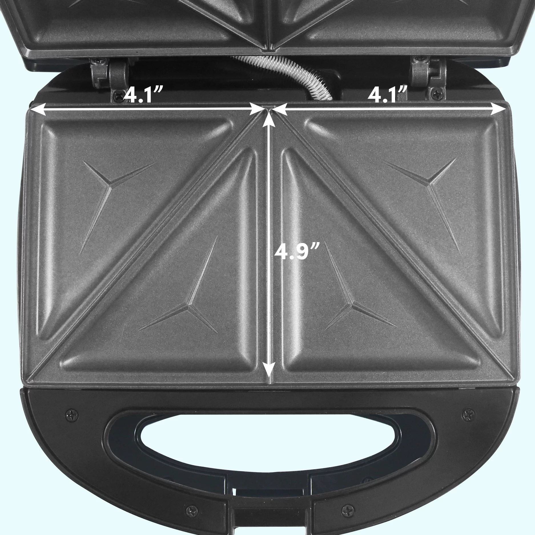 Elite Cuisine Sandwich Maker, Black