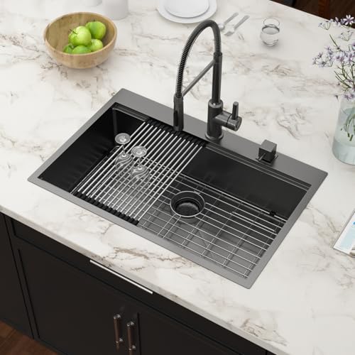 25 Inch Utility Laundry Sink Drop In 16 Gauge Stainless Steel Single Bowl Laundry Room Sink Laundry & Utility Room Kitchen Sinks 25